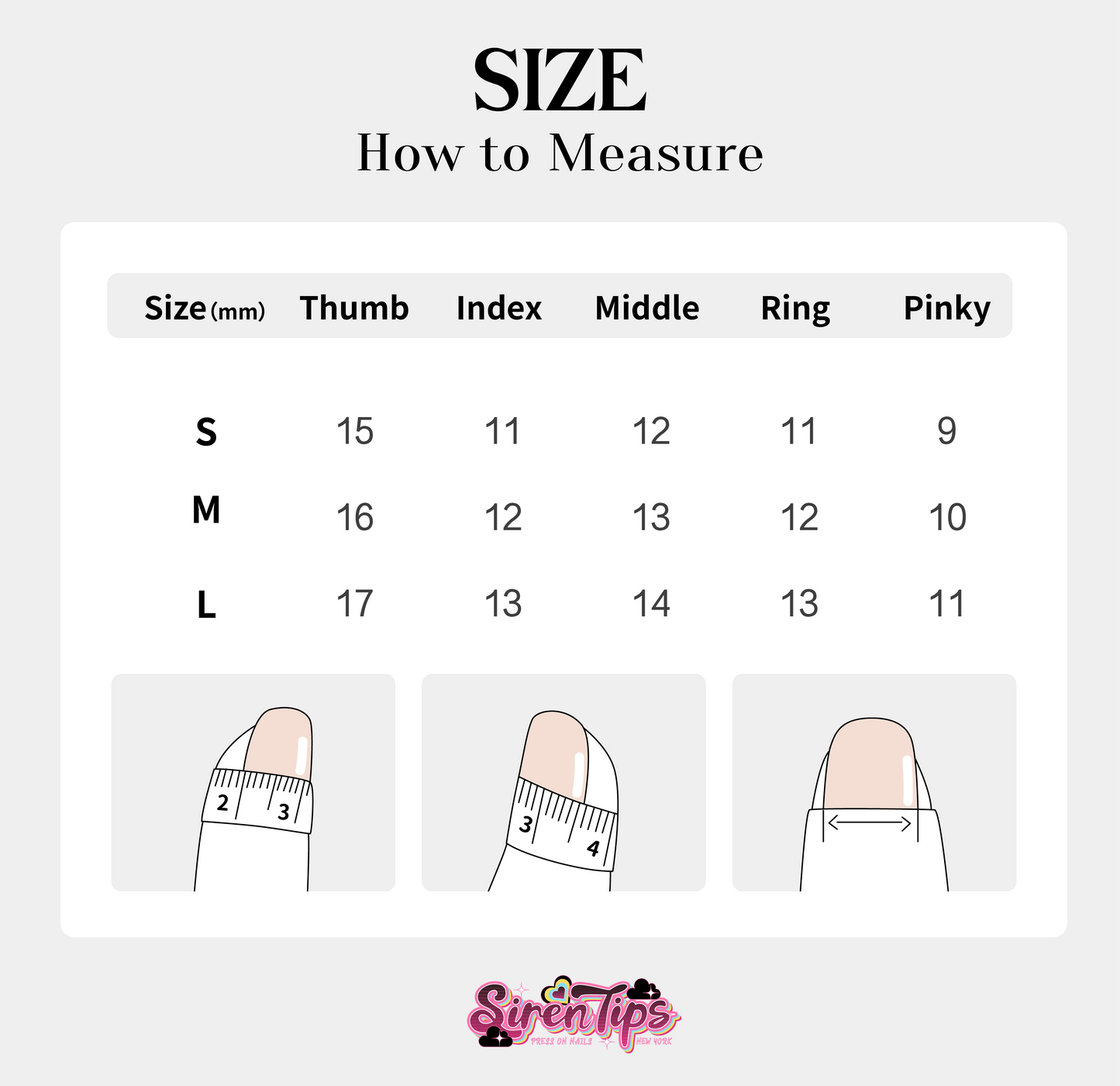 N4 New Arrivals - SirenTips Handmade Press On Nail Art 10pcs Set Free Tools Luxury Nail Care Manicure Daily Durable